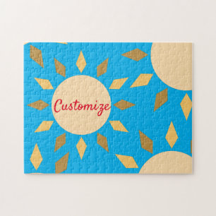 Geometric Sun Circle Thunder_Cove Jigsaw Puzzle