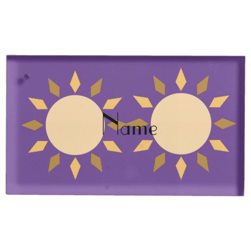 Geometric Sun  Circle Thunder_Cove     Place Card Holder
