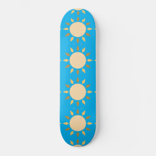 Geometric Sun Circle Thunder_Cove Skateboard