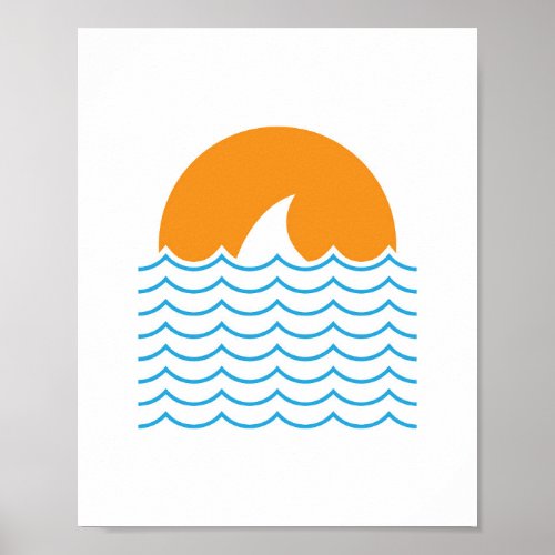 Geometric Sunset Posters Wall Art