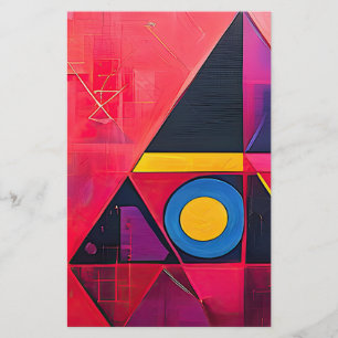 Geometric Symbols Abstract #04.  Stationery