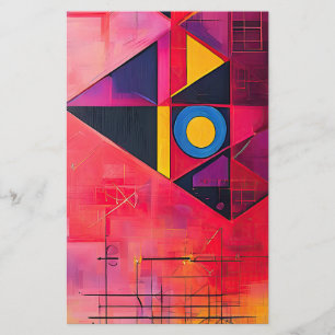 Geometric Symbols Abstract #04. Stationery