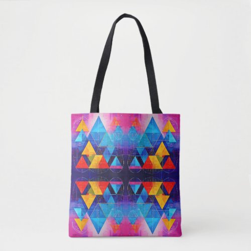 Geometric Symbols Abstract 10 Design 2 Tote Bag