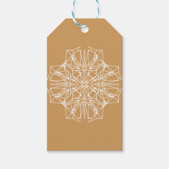 Geometric Symmetry Gift Tags (Front)