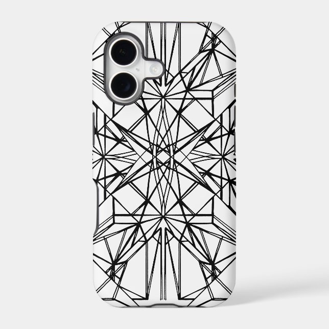 geometric symmetry iphone case (Back)