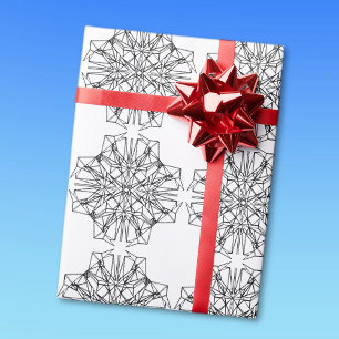 geometric symmetry wrapping paper