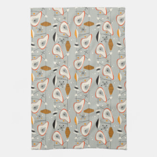 Geometric Teal & Blue Pattern Kitchen Towel