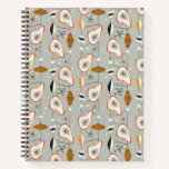 Geometric Teal &amp; Blue Pattern Notebook