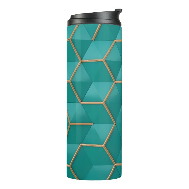 geometric thermal tumbler (Rotated Left)
