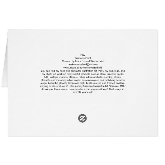 Geometric Thought ... Play (Back Horizontal)