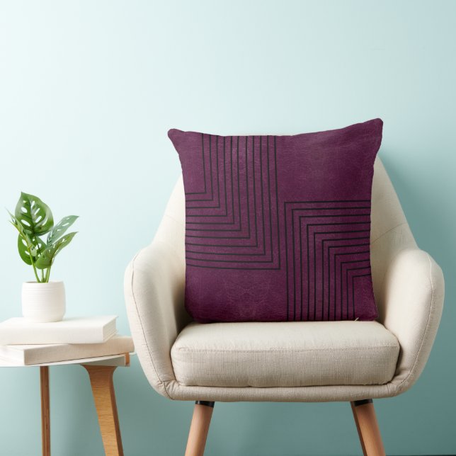 Geometric Throw Pillow (Chair)