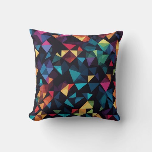 geometric   throw pillow