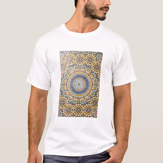 Geometric tile pattern, Morocco T-Shirt (Front)