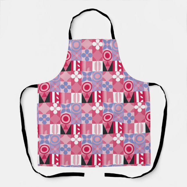 geometric tiles apron (Front)