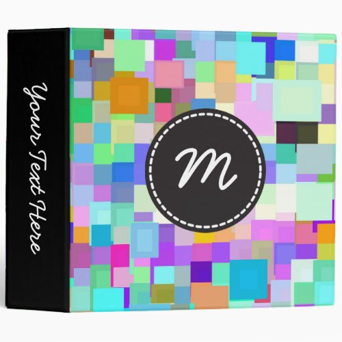 Geometric Tiles Mosaic Pattern 9 Binder