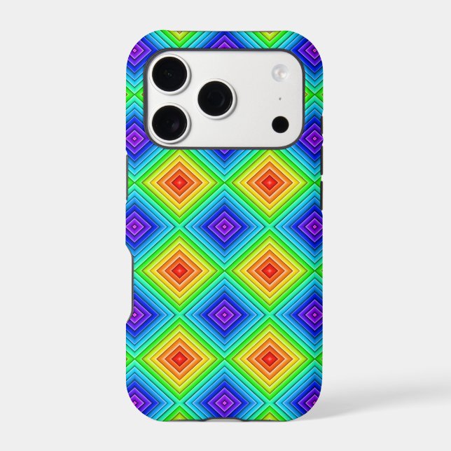 Geometric Topography (pattern) - iPhone Case (Back)