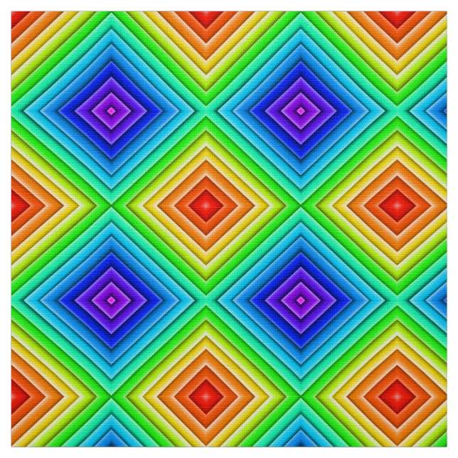 Geometric Topography - Polyester Weave Fabric (Swatch)