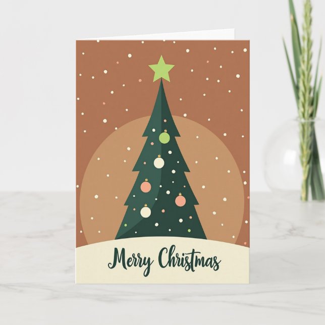 Geometric Tree Card (Front)