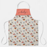 Geometric Triangle Hand Drawn Pattern Apron