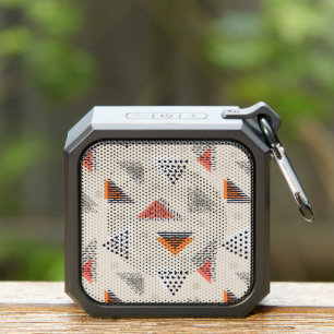 Geometric Triangle Hand Drawn Pattern Bluetooth Speaker