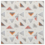 Geometric Triangle Hand Drawn Pattern Fabric