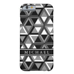 Geometric Triangle Mid-Century Modern Pattern Barely There iPhone 6 Case