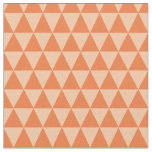 Geometric Triangle Pattern Autumn Hues Fabric