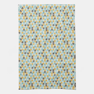 Geometric Triangle Pattern Kitchen Towel