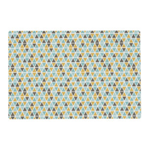 Geometric Triangle Pattern Placemat