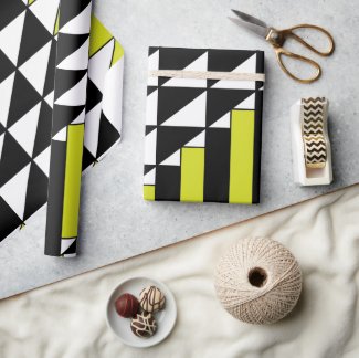 Geometric Triangle Rectangle Black Green