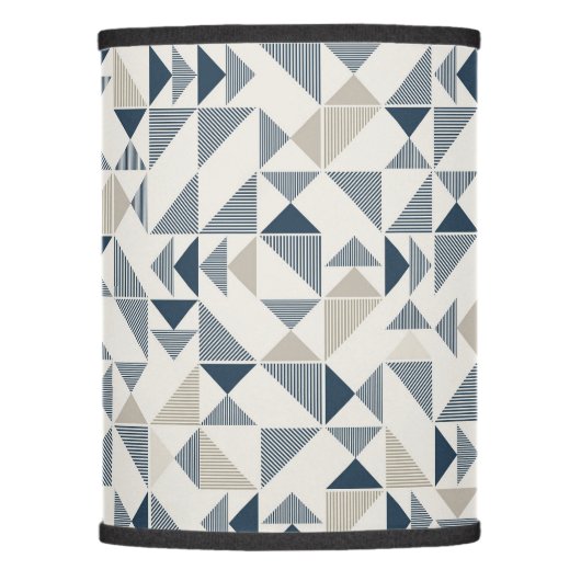 Geometric Triangle Shape Pattern Line Elegant Lamp Shade (Front)