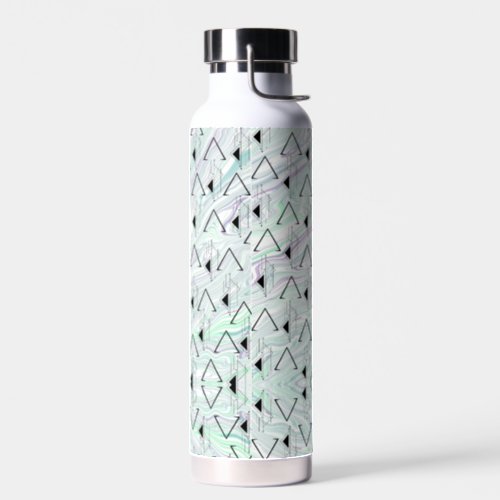 Geometric Triangle Syntax Water Bottle
