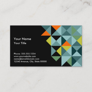 Geometric Triangles Business Card