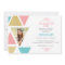 Geometric Triangles Graduation Invitations