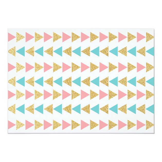 Geometric Triangles Graduation Invitations