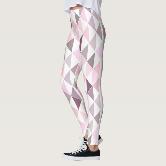 Geometric Triangles Leggings (Left)