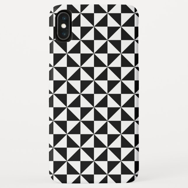 geometric triangles phone case (Back)
