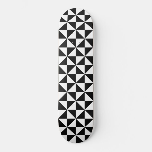 geometric triangles skateboard (Front)