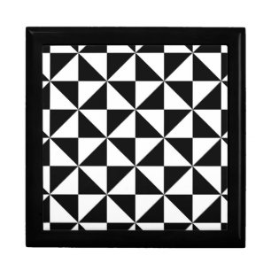 geometric triangles tile box