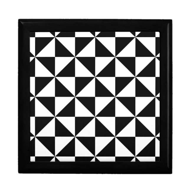 geometric triangles tile box (Front)