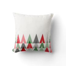 Geometric Triangles | white red green