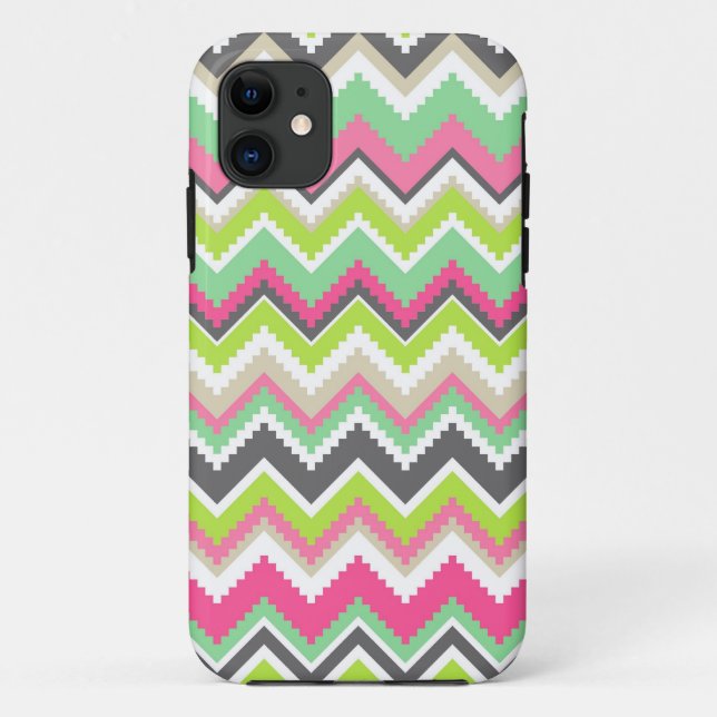 Geometric tribal aztec andes chevron zig zag print Case-Mate iPhone case (Back)