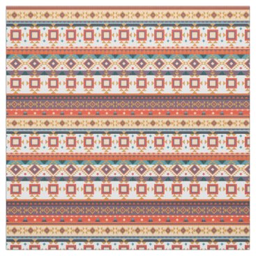 Geometric Tribal Aztec Pattern Fabric Geometric Tribal Aztec Pattern Fabric