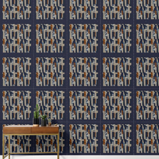 Geometric Tribal (Repeating) Luxury Wallpaper
