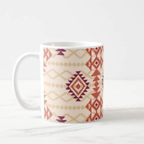 Geometric Tribal Seamless Ethnic Pattern Coffee Mug