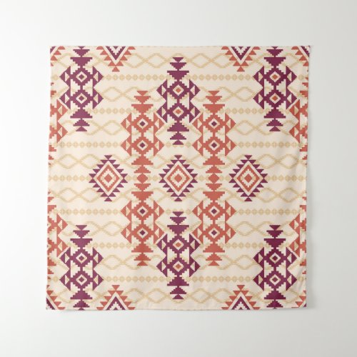 Geometric Tribal Seamless Ethnic Pattern Tapestry