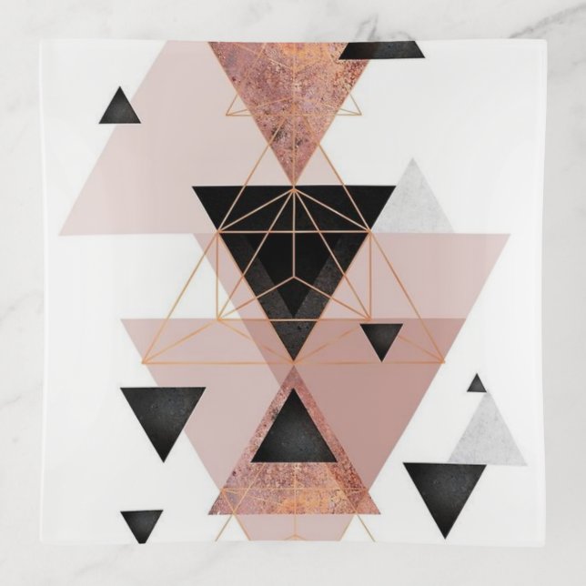 geometric | Trinket Tray (Front)