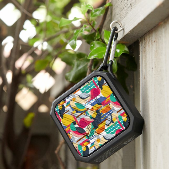 Geometric Tropical Birds Bluetooth Speaker (Inisitu)