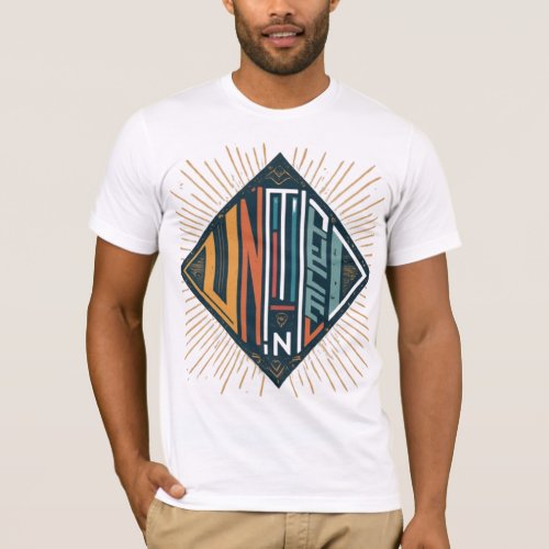 Geometric Unity United in Purpose T_Shirt