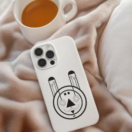 Geometric Usagi Rabbit Zodiac iPhone 14 Case